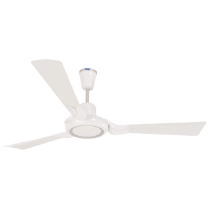 LUMINOUS London Mayfair 3 Star 1200mm 3 Blade Silent Operation Ceiling Fan with Remote (Dust Repellent, Wimbeldon White)