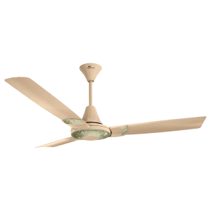 LUMINOUS Jaipur Tamra 3 Star 1200mm 3 Blade High Speed Ceiling Fan (Energy Saving, Kanak Gold)