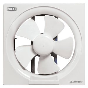 POLAR Clean Air Passion 150mm Exhaust Fan (Noiseless Operation, White)