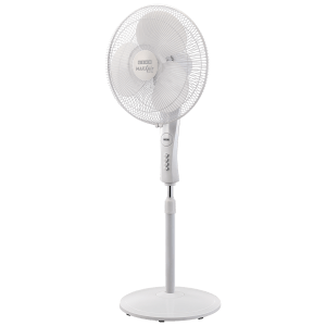 USHA Maxx Air Ultra 400mm 3 Blade Copper Motor Pedestal Fan (Sturdy Blades, White)