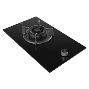 Electrolux UltimateTaste 300 Glass Top 1 Burner Automatic Hob (Cast Iron Pan Supports, Black Glass)