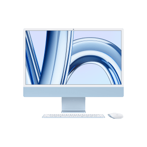 Apple iMac 24 Inch 4.5K Retina Display 2023 (M3 Chip, 8GB, 256GB, macOS, Blue)