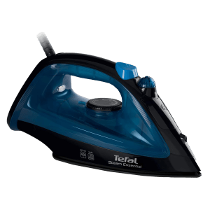 Tefal Steam Essential 1200 Watts 150ml Steam Iron (Anti-Calc Feature, FV1028O1, Blue)