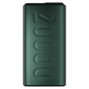 ambrane Stylo 20000 mAh 22.5W Fast Charging Power Bank (2 USB & 1 Type C, Quick Charge 3.0, Green)