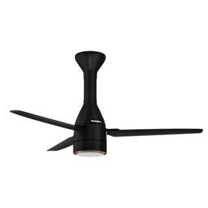 Crompton Energion Roverr Underlight 5 Star 1200mm 3 Blade BLDC Motor Ceiling Fan with Remote (Intelligent Memory Function, Matte Black)