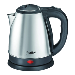 Prestige PKOSS 1500 Watt 1.8 Litre Electric Kettle with 360 Degree Swivel (Black)