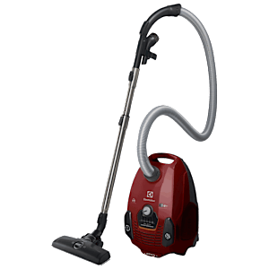 Electrolux Silent Performer 2000 W Dry Vacuum Cleaner with Washable Hygiene Filter 12 (360 Degree Motion Technology, Chilli Red)