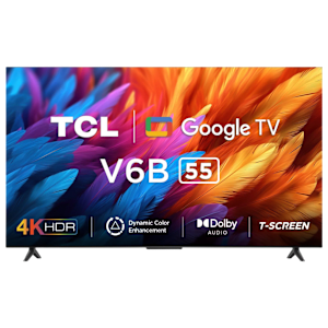 TCL V6B 139 cm (55 inch) 4K Ultra HD LED Google TV with Dolby Audio( 2024 Model)