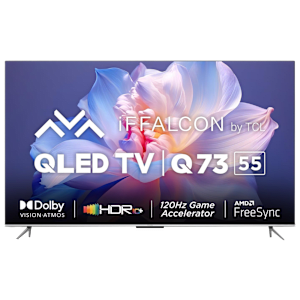 iFFALCON Q73 139 cm (55 inch) 4K Ultra HD QLED Google TV with Dolby Audio (2023 model)