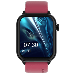 noise ColorFit Mighty Smartwatch with Bluetooth Calling ( 49.78mm TFT Display, IP67 Water Resistant, Burgundy Wine Strap)