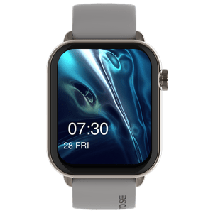 noise ColorFit Mighty Smartwatch with Bluetooth Calling ( 49.78mm TFT Display, IP67 Water Resistant, Silver Grey Strap)