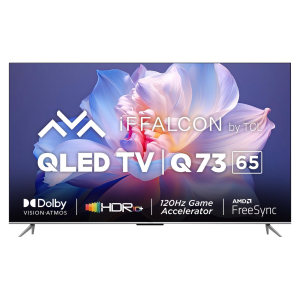 iFFALCON Q73 165 cm (65 inch) 4K Ultra HD QLED Google TV with Dolby Audio (2023 model)