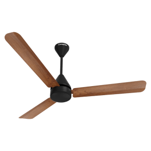 Crompton Hyperjet Plus 5 Star 1200mm 3 Blade BLDC Motor Ceiling Fan with Remote (Inverter Technology, Dark Cherry Wood)