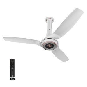 nex Dryft A95 5 Star 1200mm 3 Blade BLDC Motor Smart Ceiling Fan with Remote (Alexa & Google Assistant, Classic White)