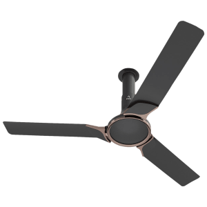 nex Glyde A50 4 Star 1200mm 3 Blade BLDC Motor Ceiling Fan with Remote (Airlfuence Aluminium Blade, Granite Grey)