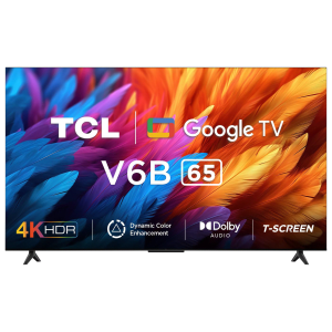 TCL V6B 164 cm (65 inch) 4K Ultra HD LED Google TV with Dolby Audio( 2024 Model)