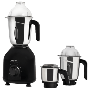 PHILIPS HL7713/02 1000 Watt 3 Jars Mixer Grinder (QuickCool Ventilation Technology, Black)