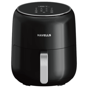 HAVELLS Prolife Neo 4.5L 1500 Watt Digital Air Fryer with 8 Preset Options (Black)