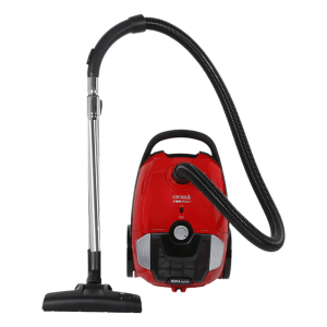 Croma 1600W Dry Vacuum Cleaner with Cyclonic Technology (Reusable Dust Bag, Red)