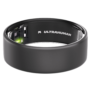 Ultrahuman Ring Air Smart Ring with Activity Tracker (Size 14, Upto 100 Meter Water Resistant, Matte Grey)