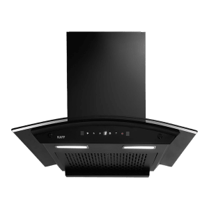 KAFF MAINZ DHC 60cm 1180m3/hr Ducted Auto Clean Wall Mounted Chimney with Thermostatic Touch Control Panel (Black)