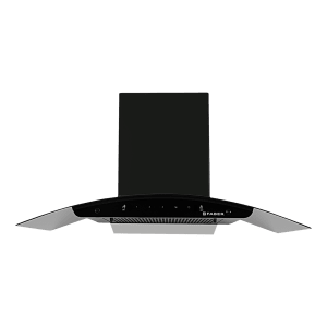 FABER FLORENCE FL SC AC BK 60cm 1200m3/hr Ducted Auto Clean Wall Mounted Chimney with Touch & Gesture Control (Black)