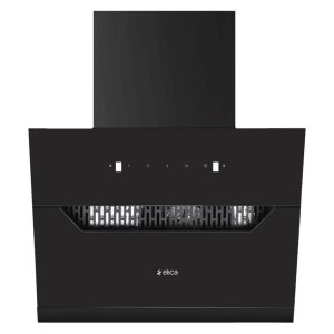 elica EFL 207 HAC LTW VMS 60 60cm 1350m3/hr Ductless Auto Clean Wall Mounted Chimney with Motion Sensor Control (Black)