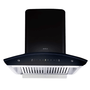 elica WD TBF HAC 60 MS NERO 60cm 1425m3/hr Ducted Auto Clean Wall Mounted Chimney with Touch Control Panel (Black)