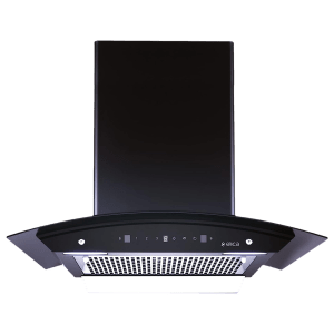 elica WDFL 606 HAC LTW MS NERO 60cm 1200m3/hr Ducted Auto Clean Wall Mounted Chimney with Motion Sensor Control (Black)