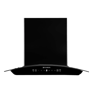 FABER SUNNY IN HC SC FL LG 60cm 1200m3/hr Ducted Auto Clean Wall Mounted Chimney with Touch & Gesture Control (Black)