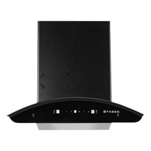 FABER Ellora 3D 60cm 1400m3/hr Ducted Auto Clean Wall Mounted Chimney with Baffle Filter (Black)