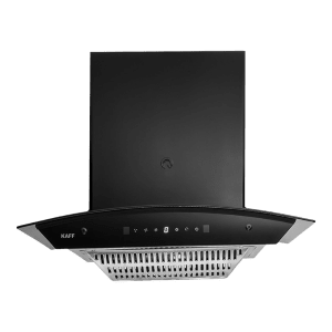 KAFF TANNIC DHC 60cm 1080m3/hr Ducted Auto Clean Wall Mounted Chimney with Touch Control Panel (Black)