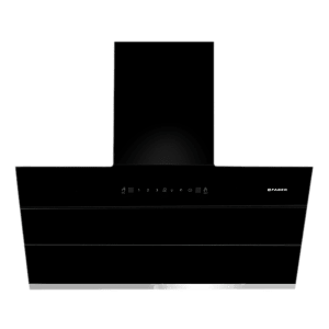 FABER ZENITH FL SC AC BK 90cm 1350m3/hr Ducted Auto Clean Wall Mounted Chimney with Touch Control (Black)