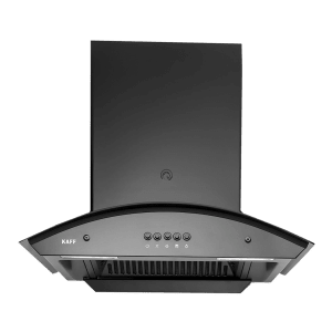 KAFF MARINA DHC 60cm 1080m3/hr Ducted Auto Clean Wall Mounted Chimney with Soft Push Control (Black)