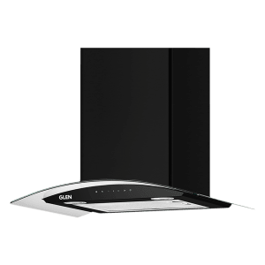 GLEN GL 6063 BL 60cm 1200m3/hr Ducted Auto Clean Wall Mounted Chimney with Touch Control Panel (Black)