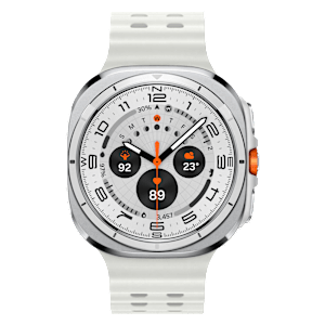 SAMSUNG Galaxy Watch Ultra BT + LTE Wear OS Smartwatch (47mm Super AMOLED Display, 3nm Processor, White Strap)