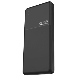 Croma 10000 mAh 22.5W Fast Charging Power Bank (2 Type A and 1 Type C Ports, Multi Layer Protection, Black)