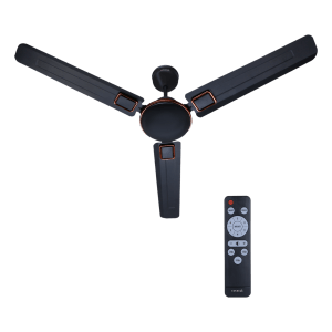 Croma 5 Star 1200mm 3 Blade BLDC Motor Ceiling Fan with Remote (Energy Efficient, Smoke Brown)