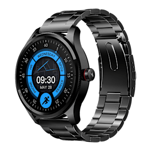 fastrack Magnus FX1 Smartwatch with Bluetooth Calling (35mm UltraVU Display, IP68 Water Resistant, Black Strap)