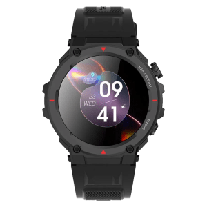 fastrack Xtreme Pro Smartwatch with Bluetooth Calling (36.3mm AMOLED Display, IP68 Water Resistant, Black Strap)