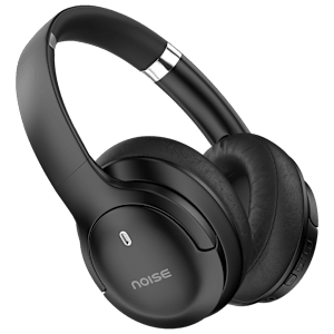 noise Four Bluetooth Headphone with Mic (Google Assistant Enabled, Over Ear, Carbon Black)