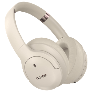 noise Four Bluetooth Headphone with Mic (Google Assistant Enabled, Over Ear, Calm Beige)