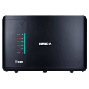 LUMINOUS Icon 1100 17 Amps Inverter (Sine Wave Technology, F04111012181, Black)