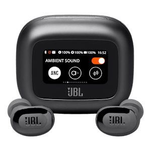 JBL Live Buds 3 TWS Earbuds with Adaptive Noise Cancellation (IP55 Water Resistant, Touchscreen Display, Black)