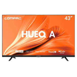 Compaq HUEQ A 109 cm (43 inch) 4K Ultra HD LED WebOS TV with Dolby Audio (2022 model)