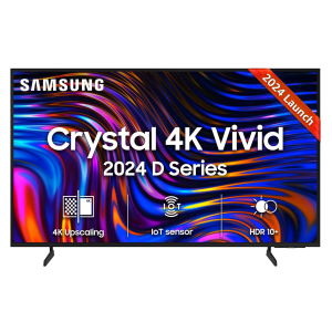 SAMSUNG Crystal 4K Vivid 164 cm (65 inch) 4K Ultra HD LED Tizen TV with Crystal Processor 4K