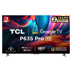 TCL 55P635 Pro 140 cm (55 inch) 4K Ultra HD LED Google TV with Google Assistant