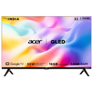 acer V Series 80 cm (32 inch) HD Ready Smart Google TV with 30W Dolby Audio (2023 model)