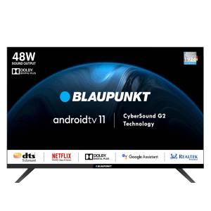 BLAUPUNKT CyberSound G2 108 cm (43 inch) Full HD LED Smart Android TV with Dolby Atmos (2023 model)