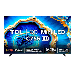 TCL C755 249 cm (98 inch) 4K Ultra HD LED Google TV with Dolby Vision and Dolby Atmos (2023 model)